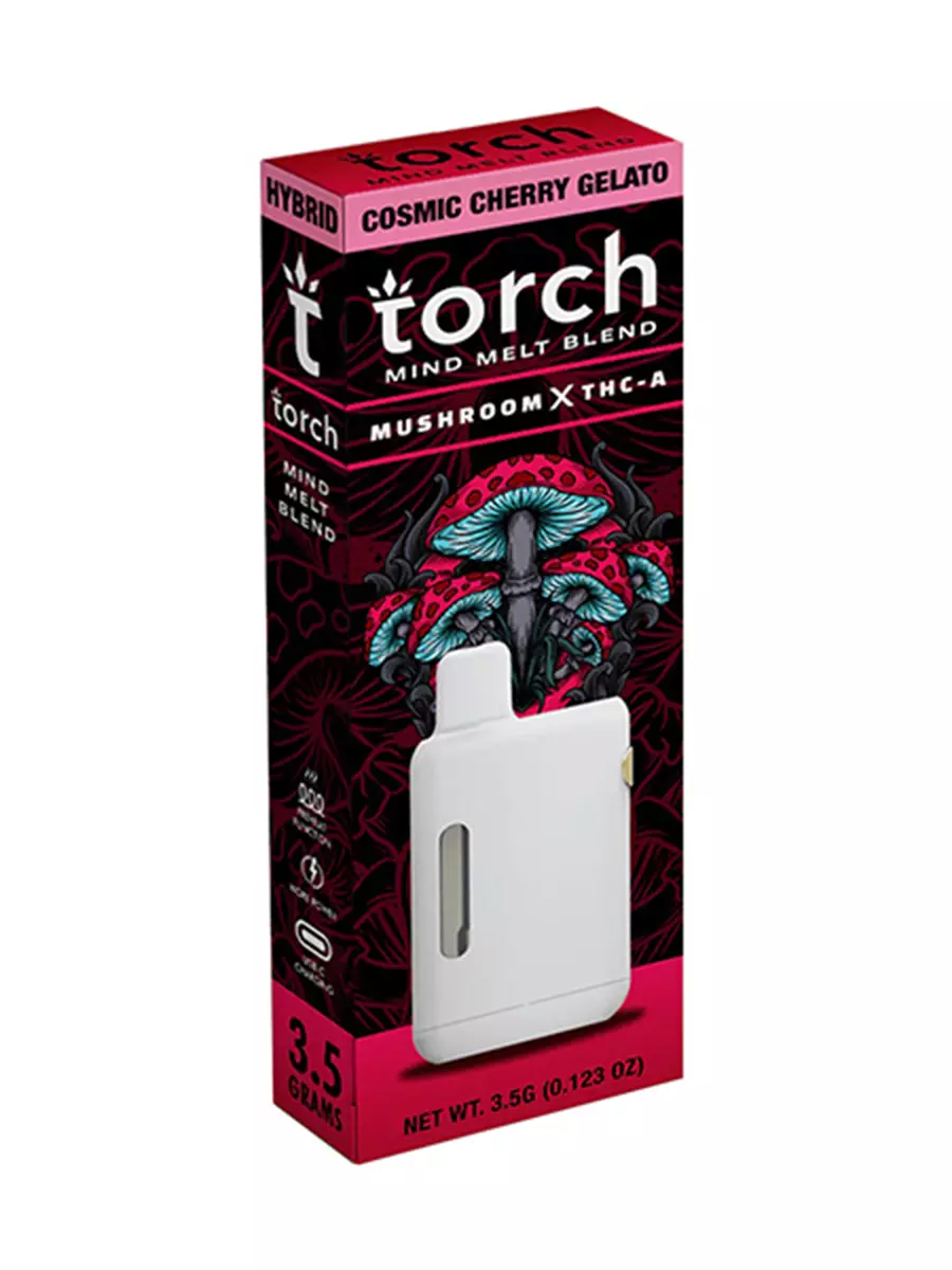 Cosmic Cherry Gelato Torch Mind Melt Mushroom x THC-A Blend Vape 3.5G