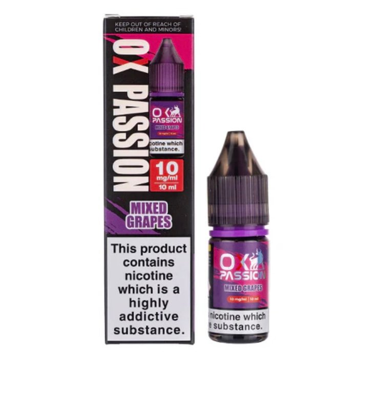 Mixed Grapes Nic Salt E-Liquid by Oxva Ox Passion