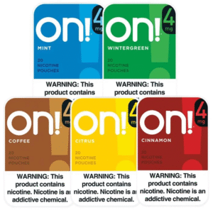 On! Mixed Starter Pack 4mg- 5 Pack