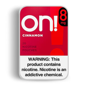 ON! NICOTINE POUCHES CINNAMON 8MG
