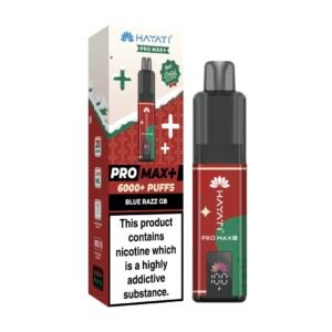 BLUE RAZZ GB HAYATI PRO MAX+ 6000 PUFFS KIT CHRISTMAS EDITION