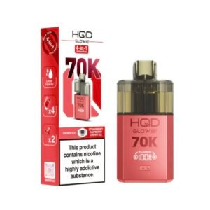 CHERRY ICE / STRAWBERRY RASPBERRY CHERRY ICE HQD GLOW AIR 70K PUFFS PREFILLED POD KIT