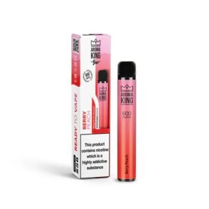 10mg Aroma King Bar 600 Disposable Vape Berry Peach